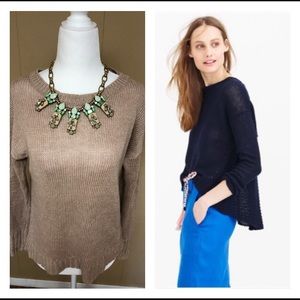 J.Crew Linen Beach Sweater Size XS